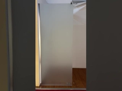 অফিস ভবনের জন্য পরিষ্কার কাস্টম তৈরি 8 মিমি গ্লাস শাওয়ার ঘের